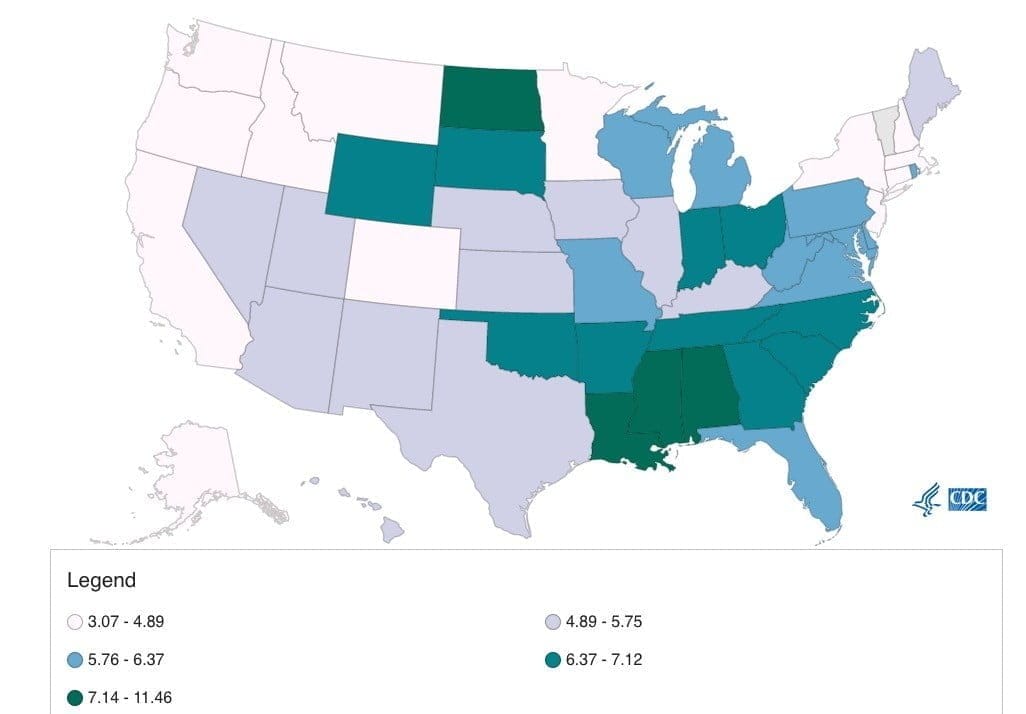 Infant Mortality By State