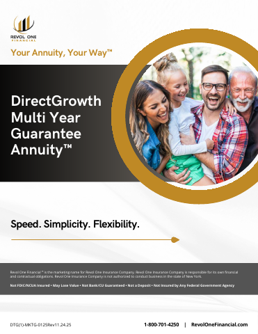 DirectGrowth MYGA with Free Partial Surrender and Enhanced Death Benefit brochure